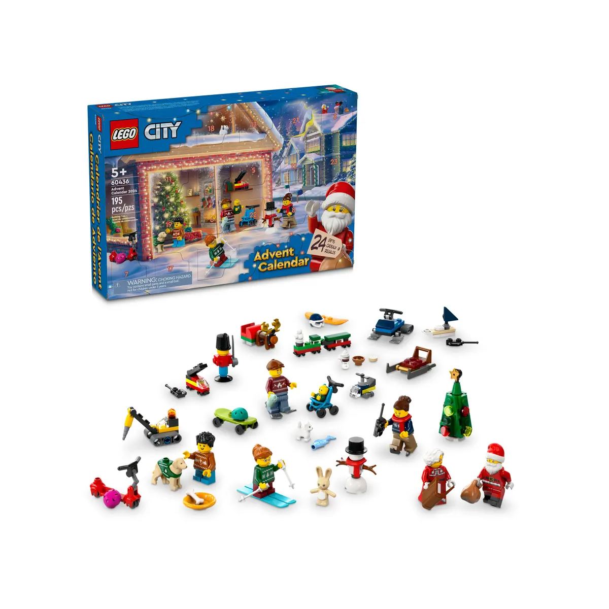 Lego 60436 City Christmas Advent Calendar 2024 | Lego Advent Calendar Advent Calendar - Tophatter Daily Deals