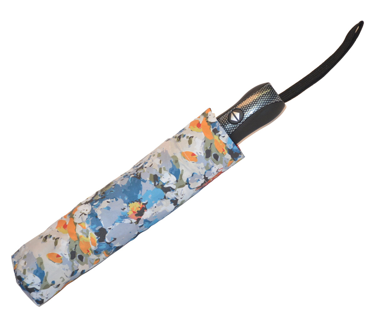 Compact Floral Abstract Auto-Open Mini Umbrella - 23 Canopy - Tophatter Daily Deals