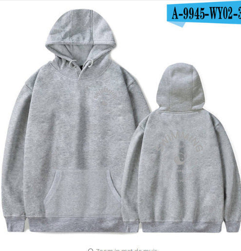Warm Unisex Hoodie - Pullover, Cotton Blend, For Winter Grey 3D Changing Face Moving Picture Frame - Tophatter Daily Deals