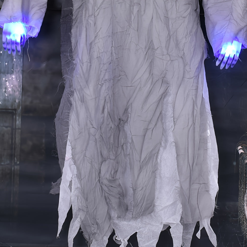 Hanging Halloween Decoration Female with Glowing Eyes Halloween - Tophatter Daily Deals