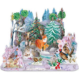 3D Pop & Slot Wild Winter's Song Free Standing Christmas Advent Calendar Advent Calendar - Tophatter Daily Deals