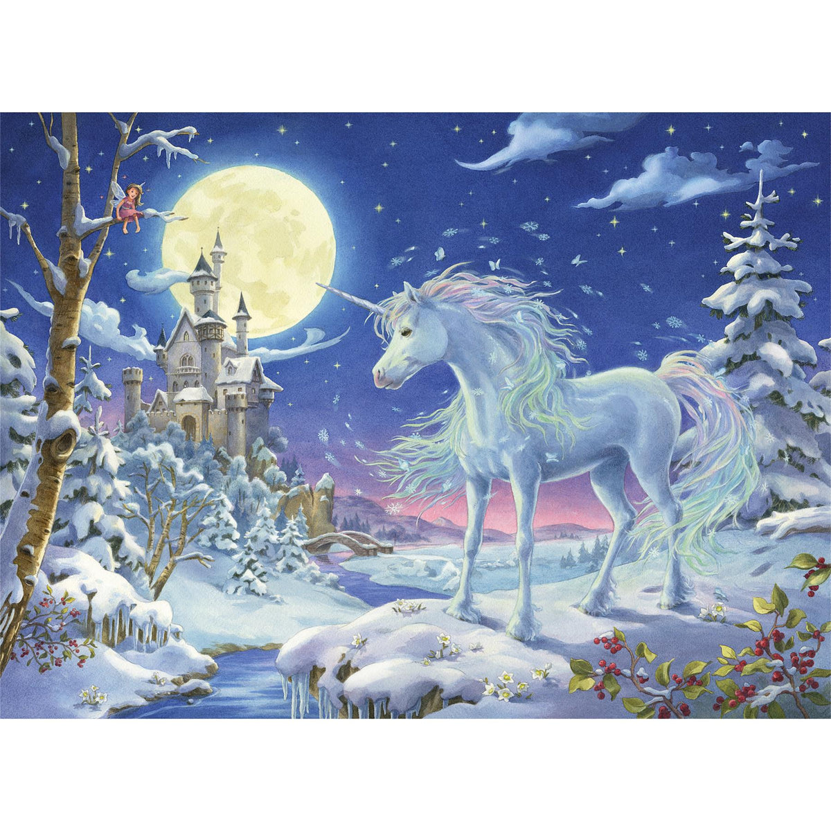 Unicorn in the Magical Forest Christmas Advent Calendar | Fairytale Calendar Advent Calendar - Tophatter Daily Deals