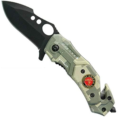 Sniper Mini-Tactical Spring Assisted Knife knives - Tophatter Daily Deals