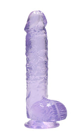REALROCK 6'' Realistic Dildo With Balls - 15.2 cm Dong, Purple > Dildos > Realistic Dildos - Tophatter Daily Deals