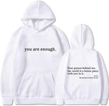 Soft Cozy Unisex Hoodie - Relaxed Fit, Cotton, Everyday White - Tophatter Daily Deals