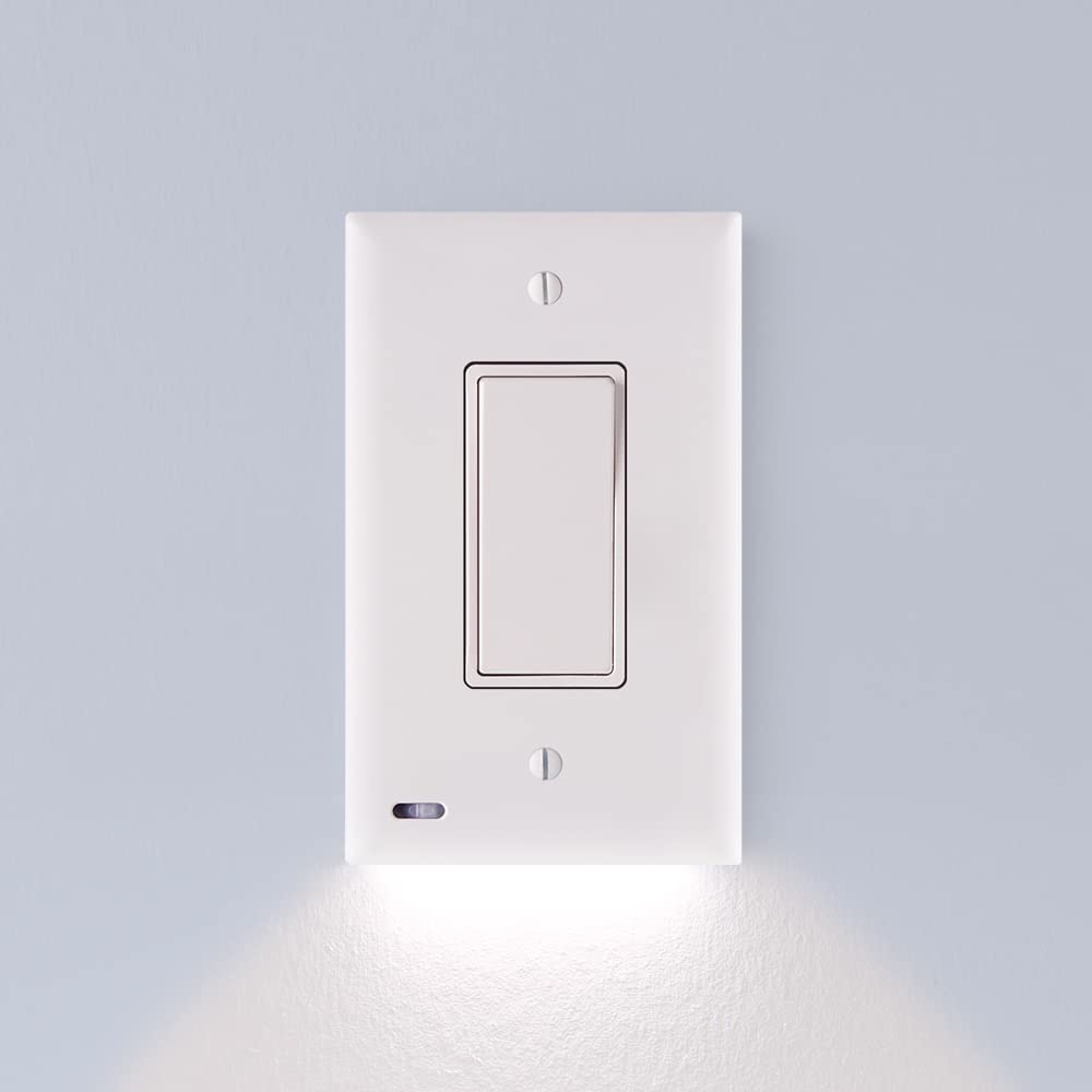 2 Pack: LED Motion Light Switch Plate Indoor Lighting - Tophatter Daily Deals