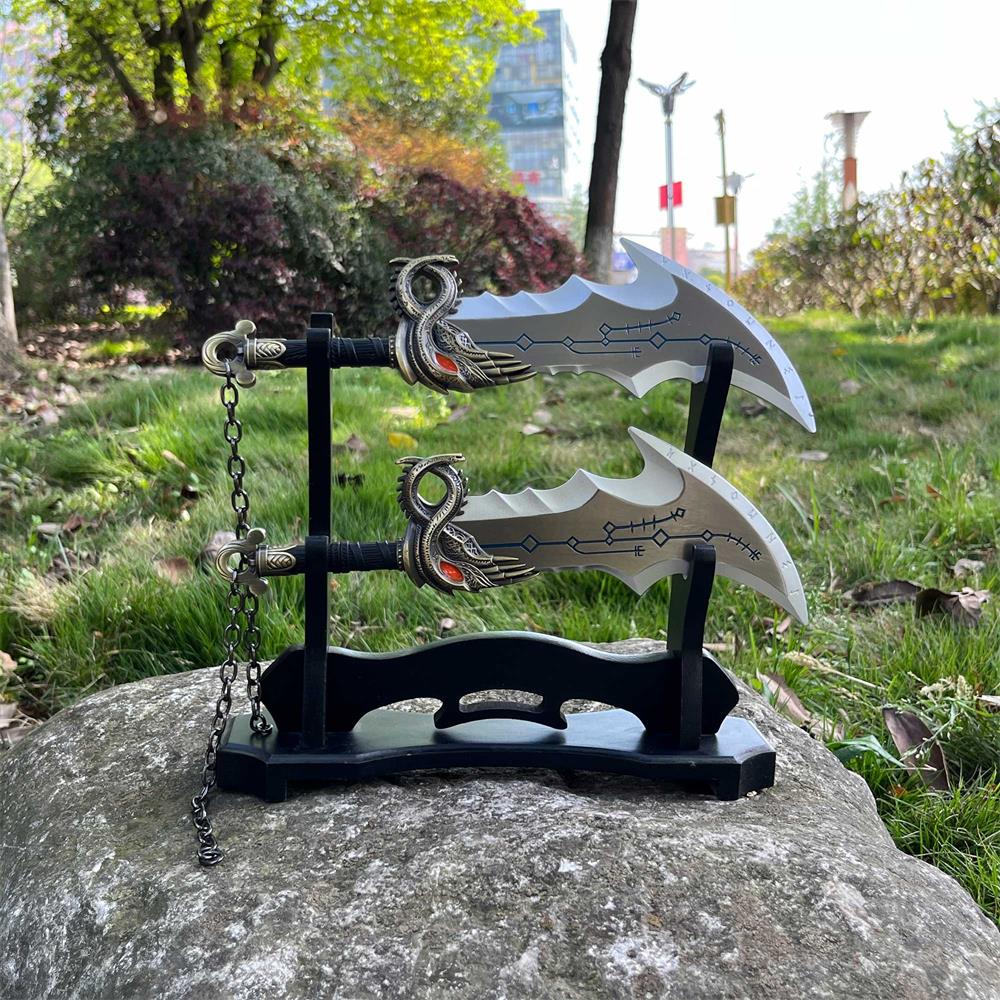 Metal Blades of Chaos 1:2 Luminous Replica - Tophatter Daily Deals