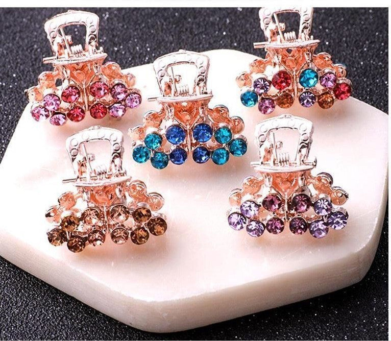 Butterfly Clasp Hair Jewelry Hairpin Butterfly flower 5pcs set 0 - Tophatter Daily Deals