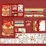 Ancient Style Hand Book Tape Stickers Sticky Notes Gift Box Shenxiao Gift Box 0 - Tophatter Daily Deals