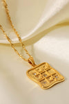 Cubic Zirconia Geometric Pendant Necklace Necklaces - Tophatter Daily Deals