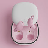 Bluetooth Headset Private Mode Mini Earplug Sleep Pink usb 0 - Tophatter Daily Deals
