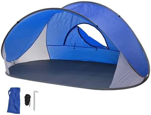 Pop-Up Beach Tent With Carry Bag Everything Else - Tophatter Daily Deals