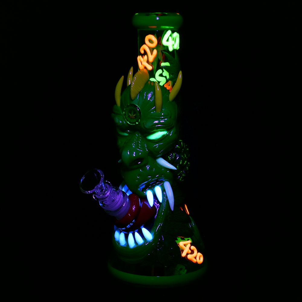 420 Dragon Glow Beaker Bong Bongs - Tophatter Daily Deals