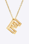 A to J Letter Pendant Nekclace Necklaces - Tophatter Daily Deals