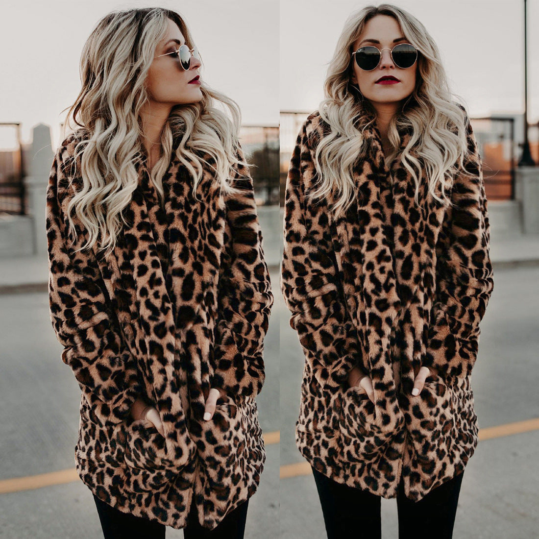 Artificial Faux Fur Women Winter Coat 0 - Tophatter Daily Deals