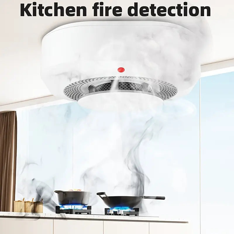 WiFi Smoke Alarm – Smart Fire Detector for Home & Business Home Improvement - Tophatter Daily Deals
