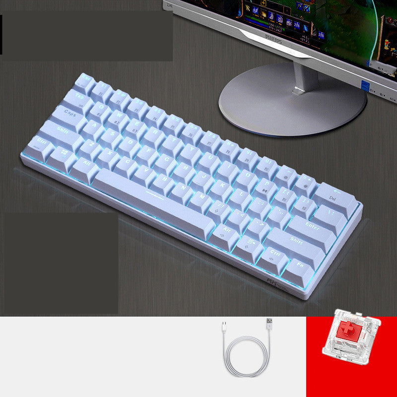 Bluetooth Mechanical Keyboard Mobile Phone Tablet 6 Style 0 - Tophatter Daily Deals