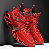 Blade Sneakers Men's Microfiber Flying High-Top Shoes Casual Men's Trendy Shoes 0 - Tophatter Daily Deals