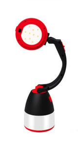 3 In1 Multifunctional Table Lamp Three In One LED Tent Lamp Car Night Light Foldable Emergency Flashlight Red 0 - Tophatter Daily Deals