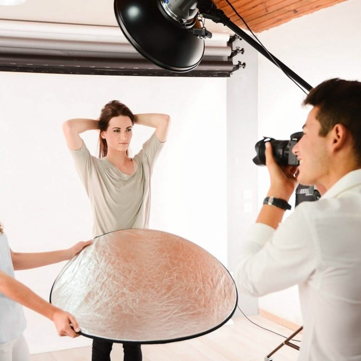 42.5" 5 In 1 Photography Round Light Collapsible Reflector Everything Else - Tophatter Daily Deals