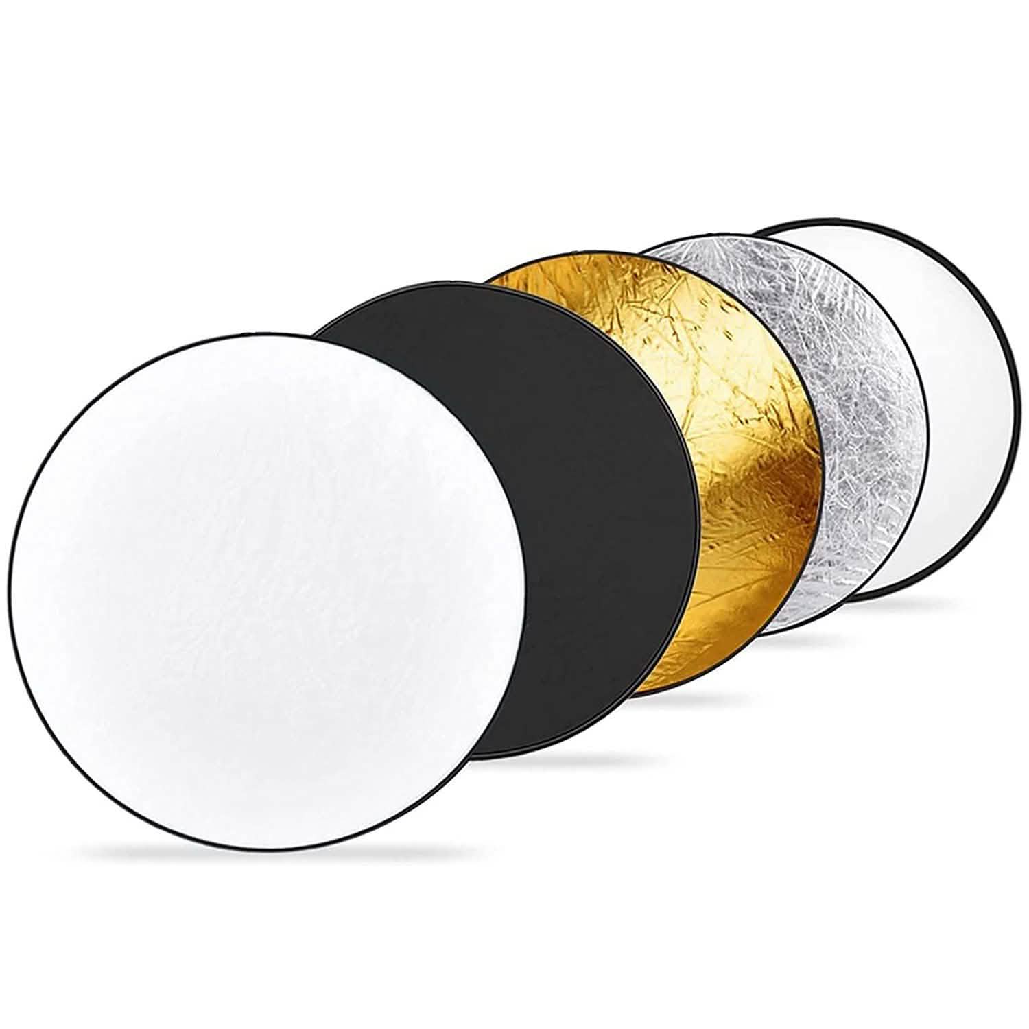 42.5" 5 In 1 Photography Round Light Collapsible Reflector Everything Else - Tophatter Daily Deals