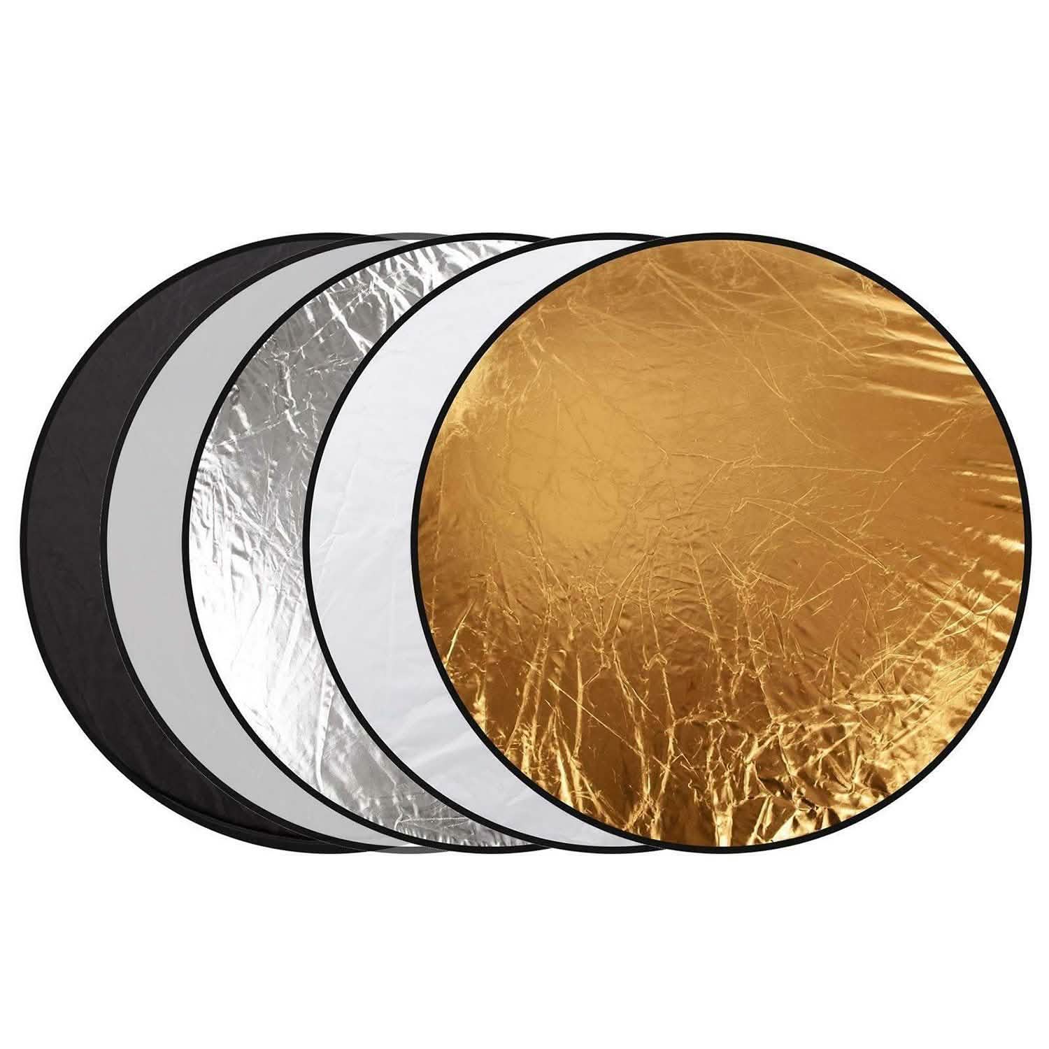 42.5" 5 In 1 Photography Round Light Collapsible Reflector Everything Else - Tophatter Daily Deals