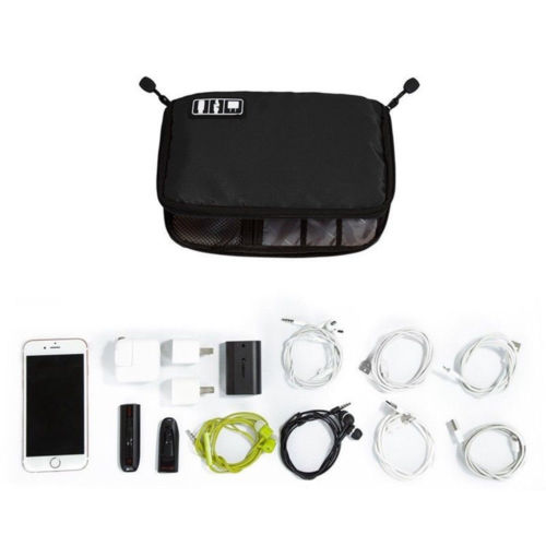 Cable Organizer Bag - Travel Tech Accessories Storage Case Cable Management & Organizers - Tophatter Daily Deals