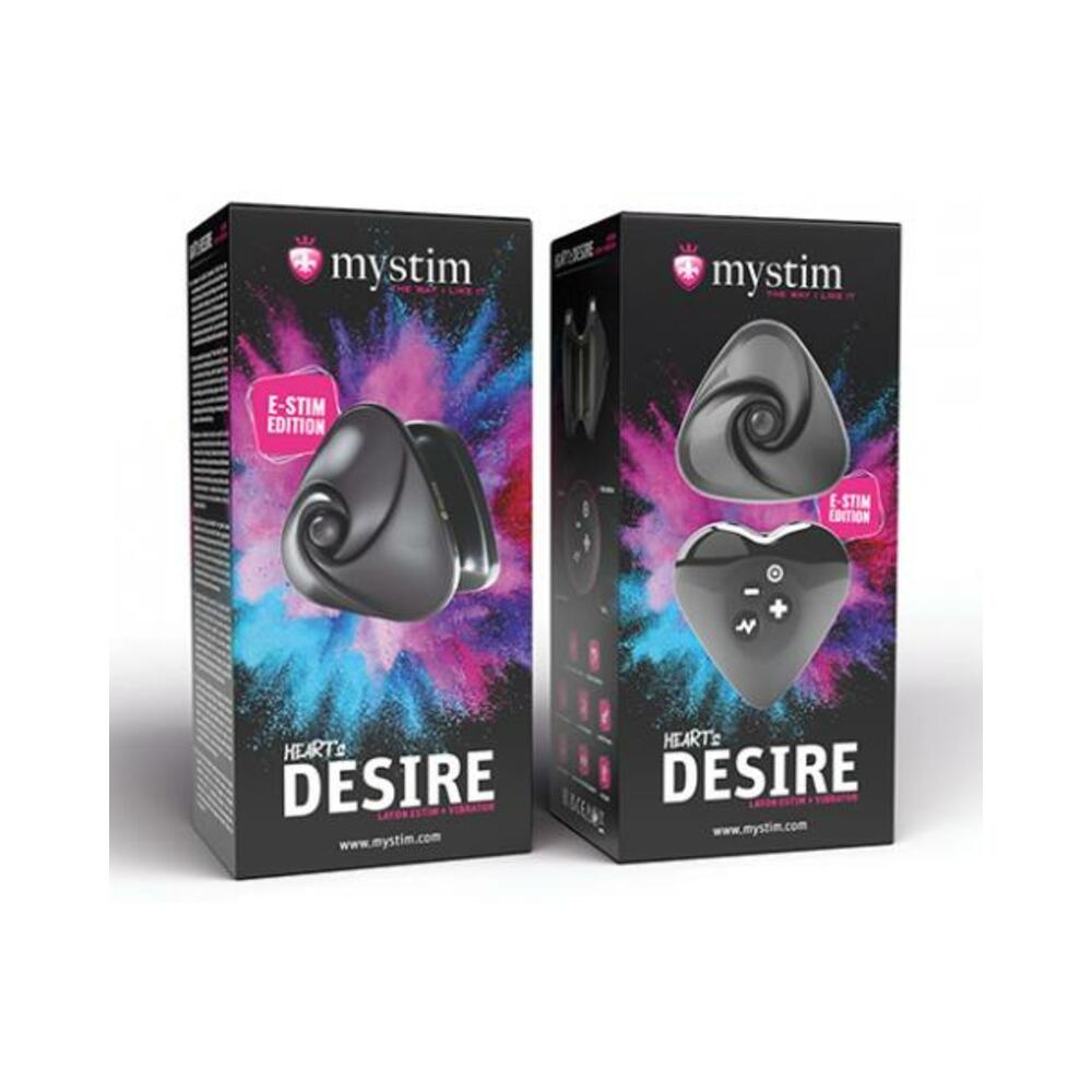 Mystim Hearts Desire Estim Layon Vibrator - Black - Wholesale Prices (Limited Deals)