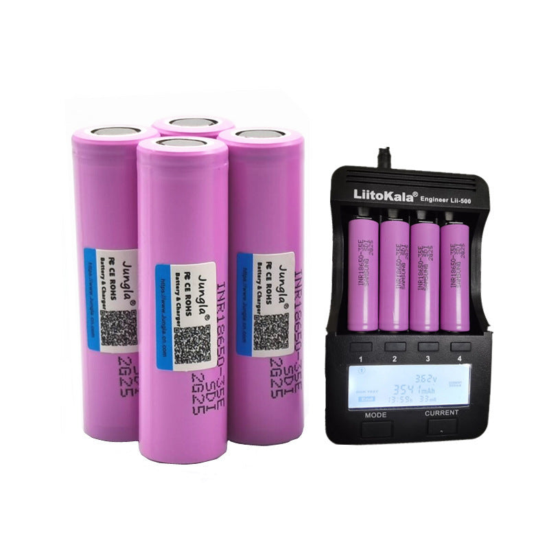 3500mAh Capacity INR18650-35E Power Lithium Battery 0 - Tophatter Daily Deals
