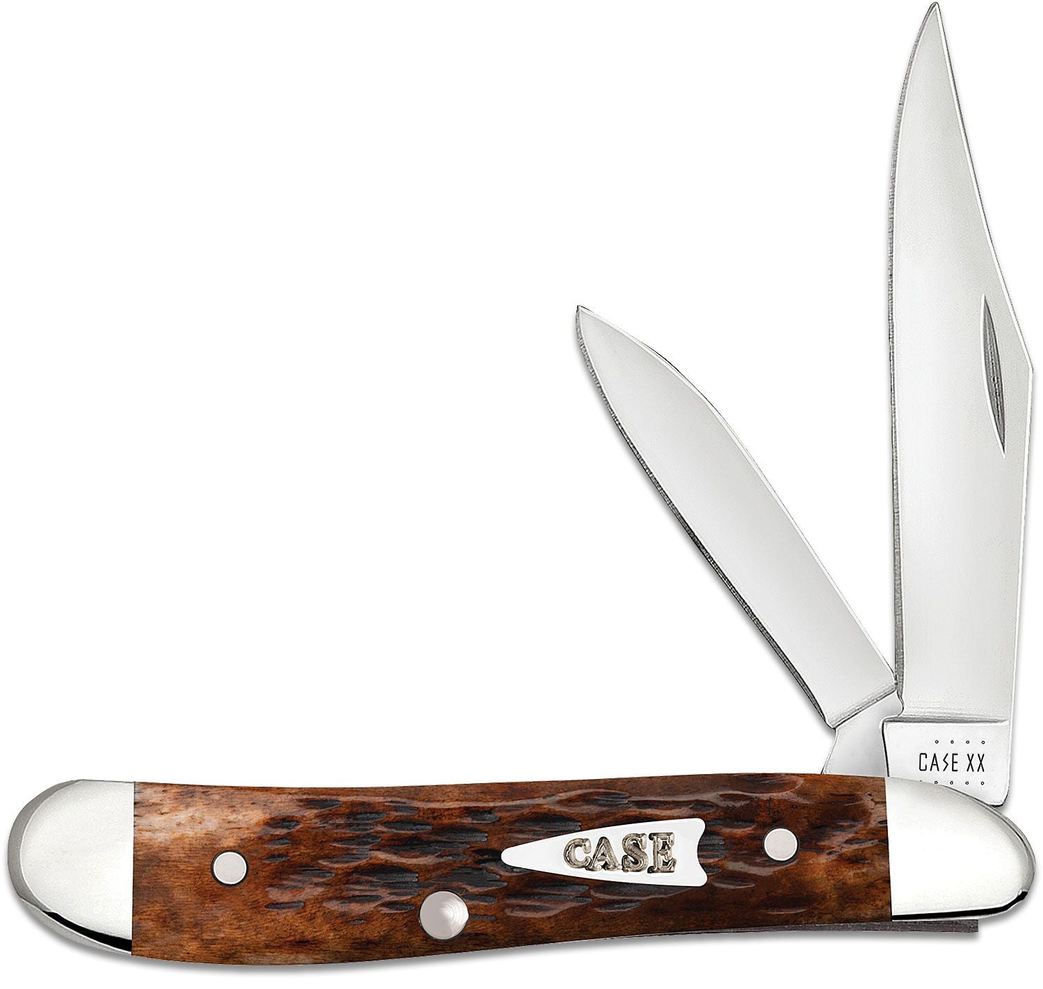Case Peanut - Brown Bone Peach Seed Jig Bone - 42656 Knives - Tophatter Daily Deals