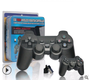 Android TV computer phone doubles PS3 wireless controller TV set-top box double play multi-purpose universal game controller Black Q2 sets 0 - Tophatter Daily Deals