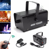 400W wire-controlled smoke machine Black US Plug 0 - Tophatter Daily Deals