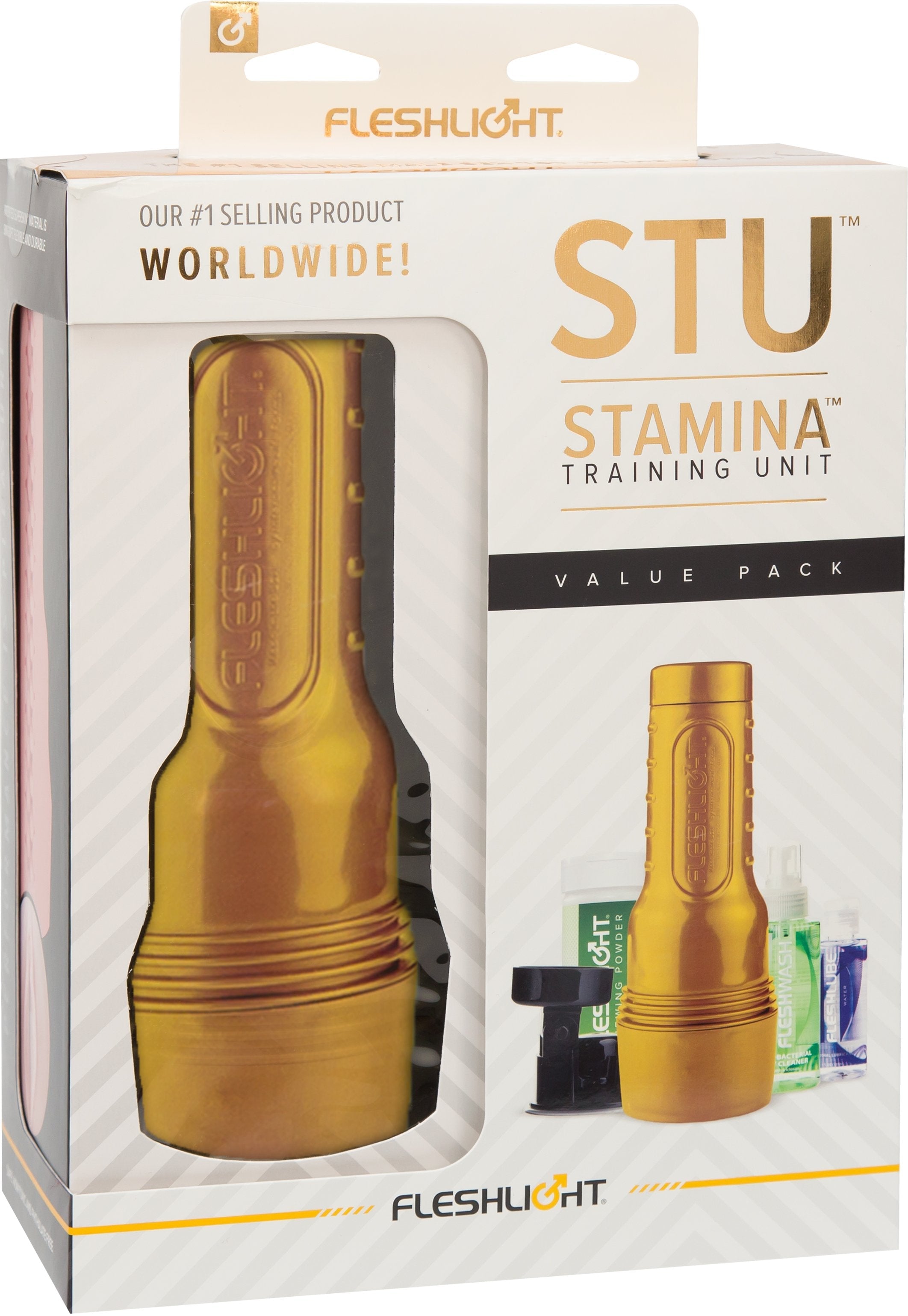 Fleshlight Stamina Training Unit Combo Pack Masturbator - Tophatter Daily Deals