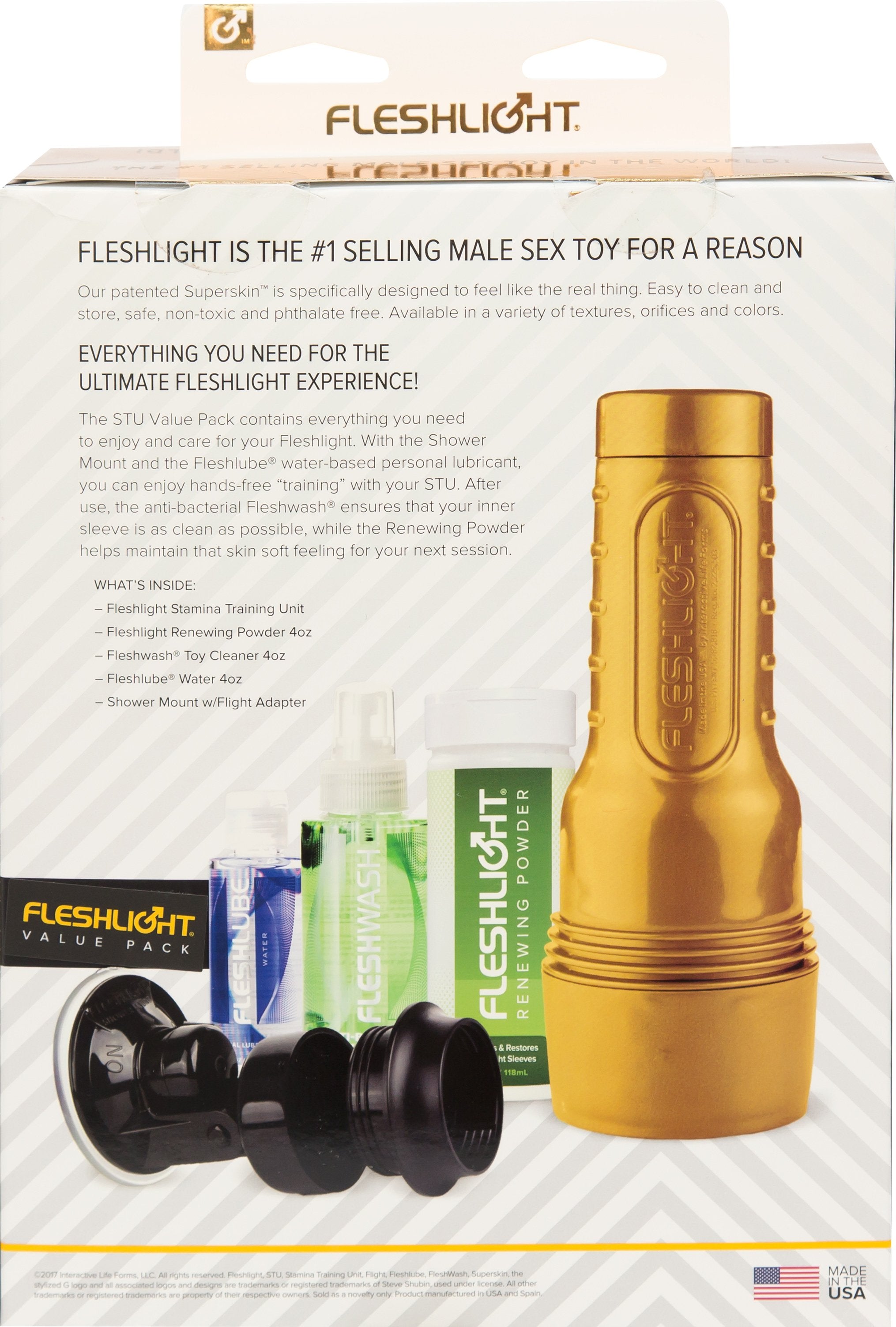 Fleshlight Stamina Training Unit Combo Pack Masturbator - Tophatter Daily Deals