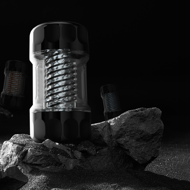 Acmejoy - Galaku Manual Spiral Suction Male Stroker with Textured Sleeve Masturbation Cup - Tophatter Daily Deals