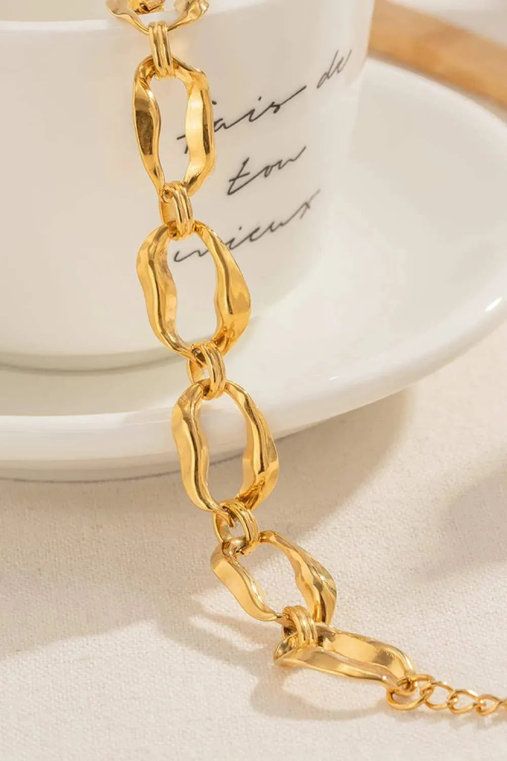 18K Gold-Plated Stainless Steel Necklace Necklaces - Tophatter Daily Deals