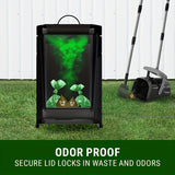 Dog Waste Bin with Pedal Lid Pet Supplies - Tophatter Daily Deals