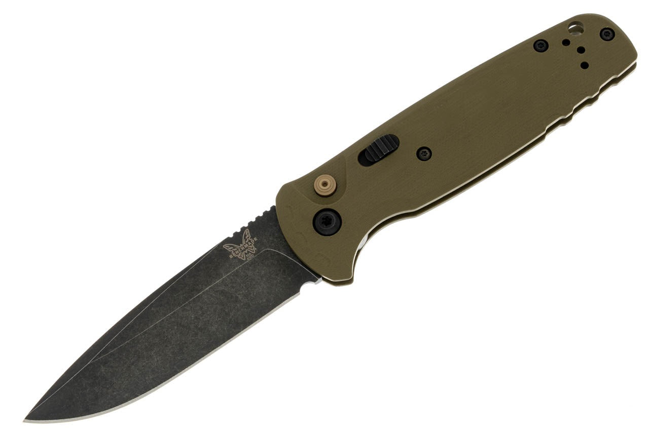 Benchmade CLA Compact Lite Automatic - OD Green G10 - CPM-MagnaCut - 4300BK-02 Automatic Knives - Tophatter Daily Deals