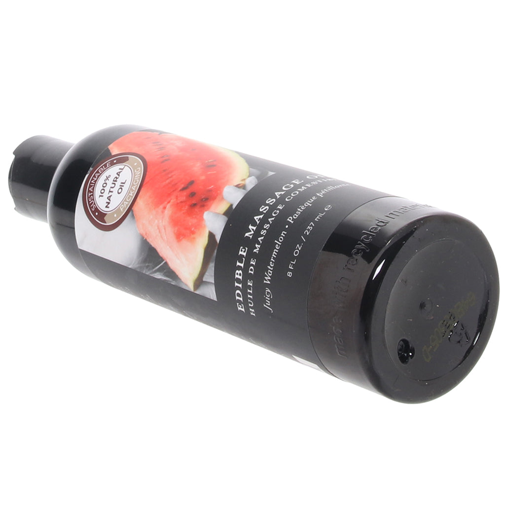 Edible Massage Oil 8oz/236ml in Watermelon - Tophatter's Adult Products Sensual Love > Massage - Tophatter Daily Deals