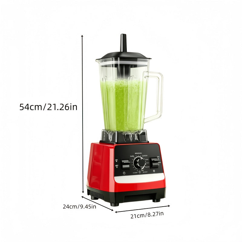 Professional Countertop Blender - 68 oz (2L) Jar Plus Grinder Cup, Variable Speed and Pulse, Red Kitchen Appliances - Tophatter Daily Deals