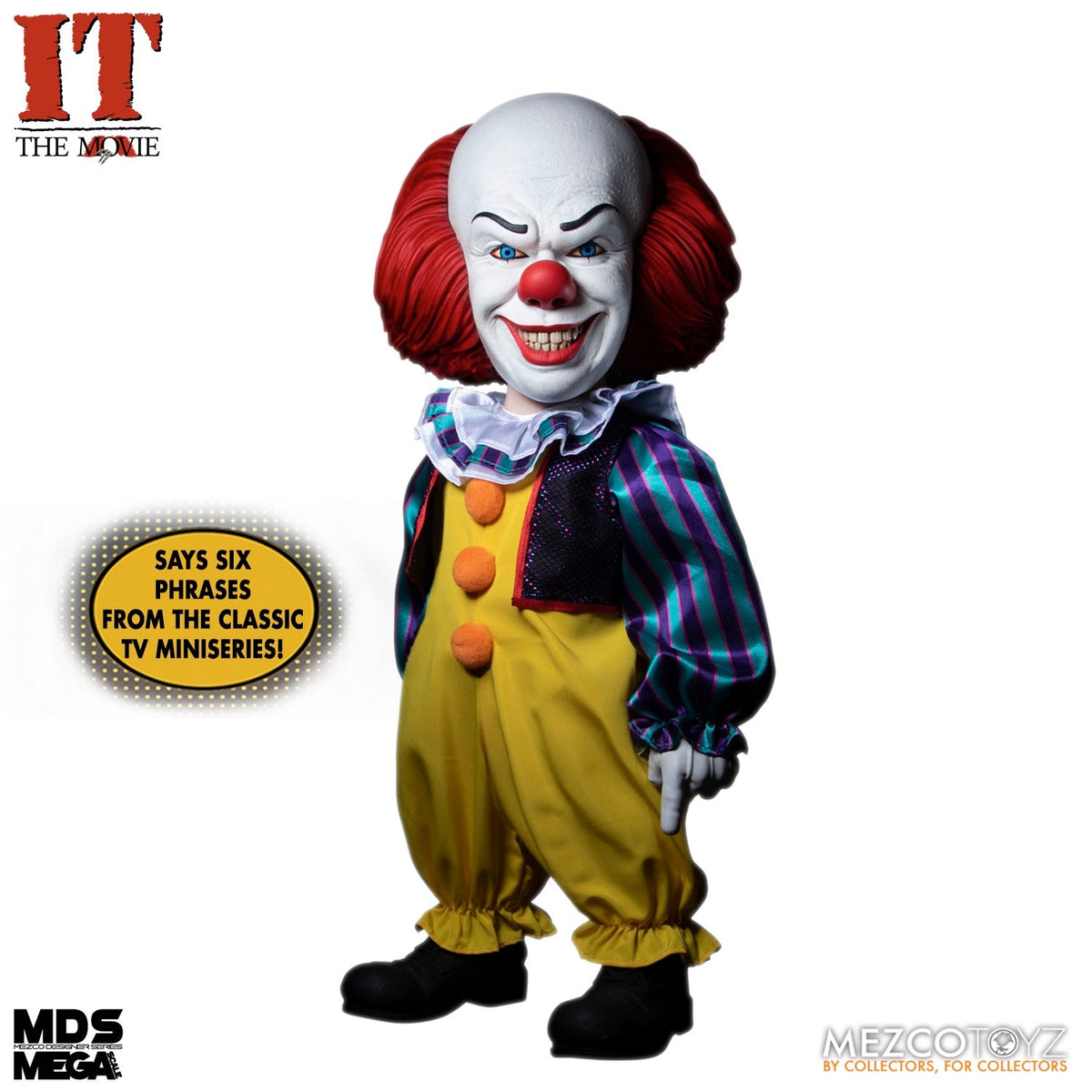 IT - Talking Pennywise 15" MDS Megascale Collectible Figure - Tophatter Daily Deals
