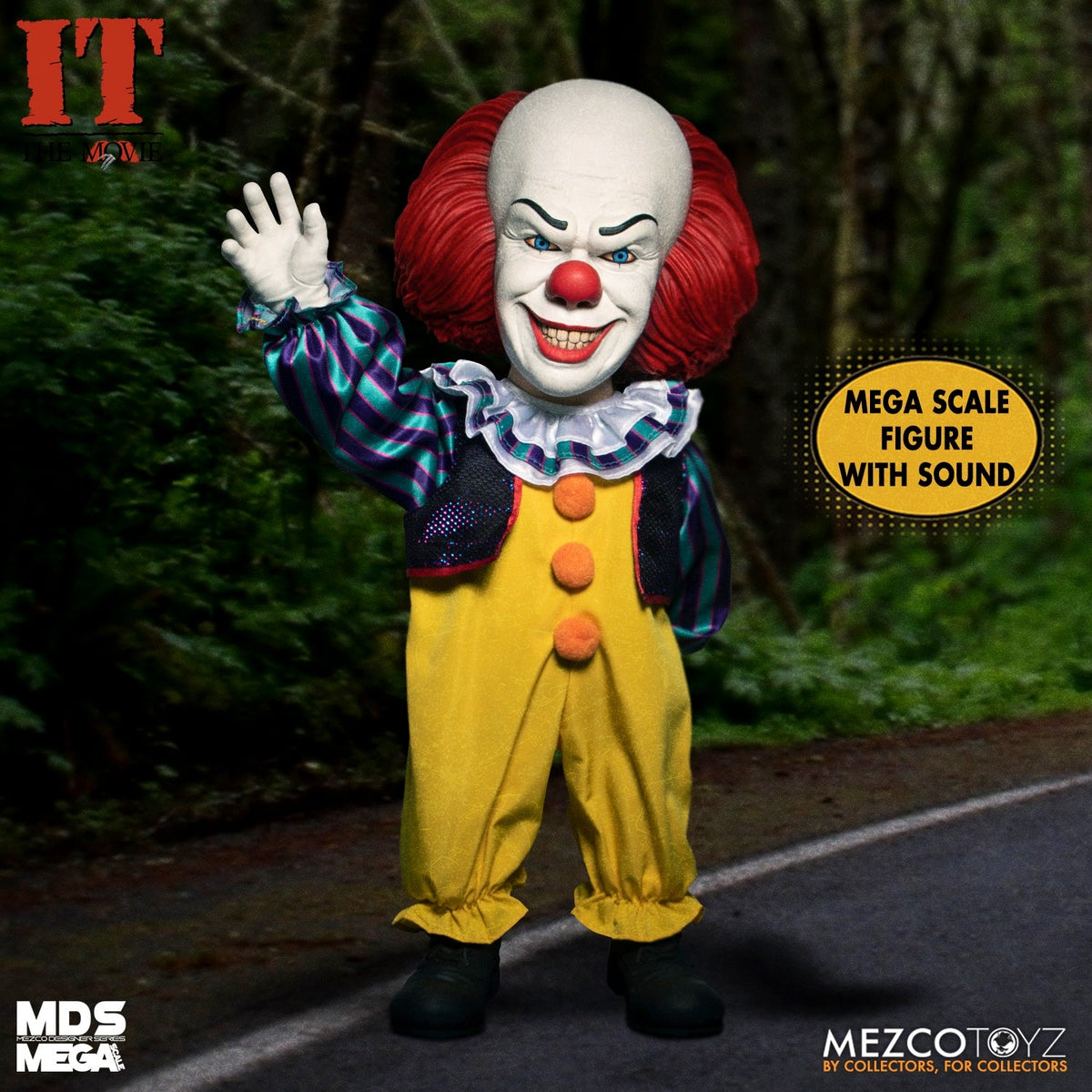IT - Talking Pennywise 15" MDS Megascale Collectible Figure - Tophatter Daily Deals