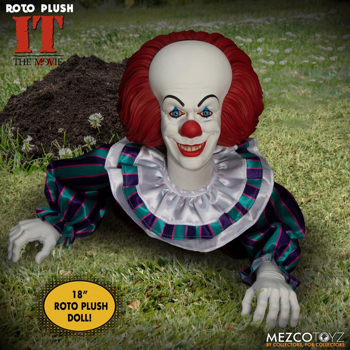 IT - Pennywise 18" Roto Plush Figure Plush Toy - Tophatter Daily Deals