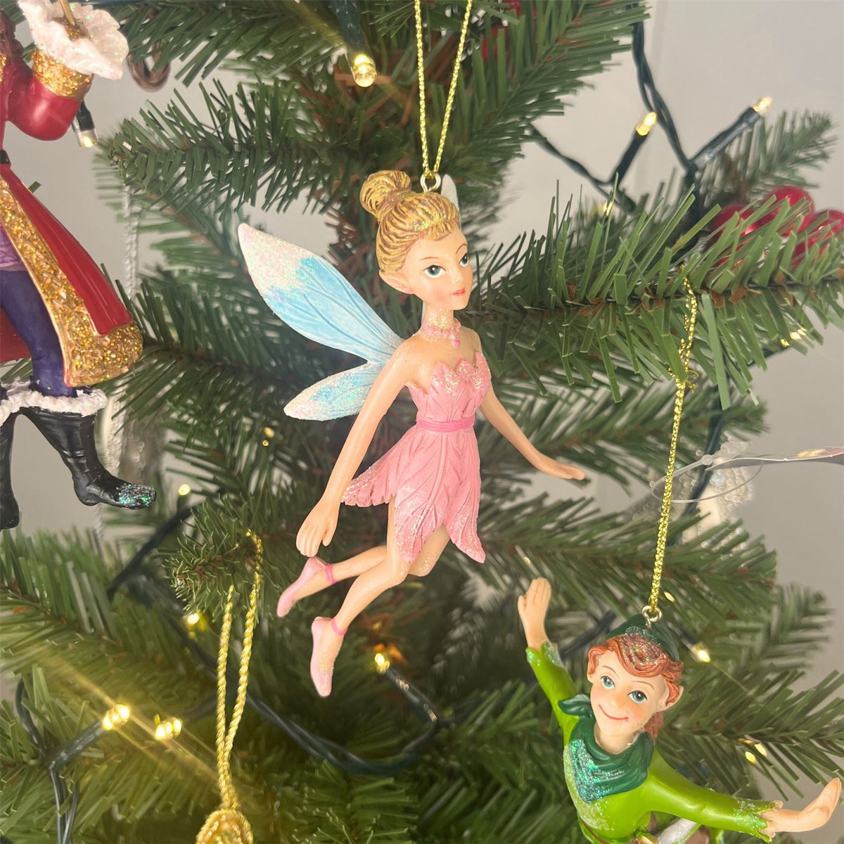 Tinkerbell Christmas Tree Bauble | Peter Pan Christmas Tree Ornament - 12cm Baubles - Tophatter Daily Deals