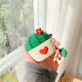 Cactus AirPods Case Cover - Silicone Protective Flip Case AirPods Cases & Covers - Tophatter Daily Deals