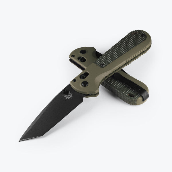 Benchmade Redoubt Tanto - AXIS Lock - CPM-D2 - Grivory Handle - 431BK-1 Knives - Tophatter Daily Deals