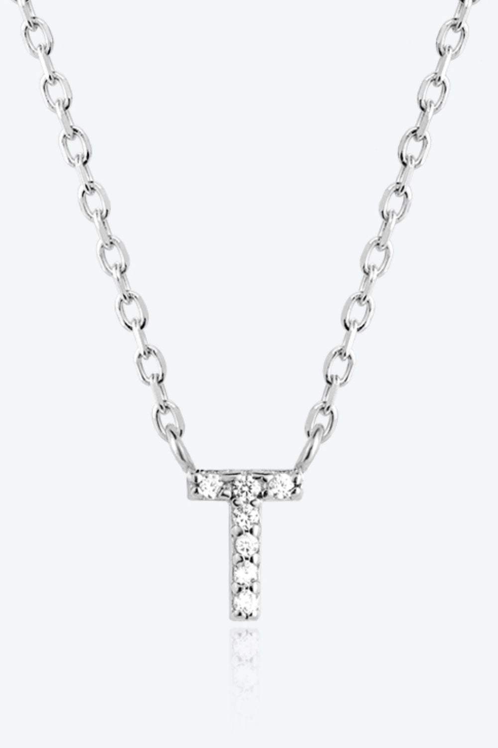 Q To U Zircon 925 Sterling Silver Necklace Necklaces - Tophatter Daily Deals