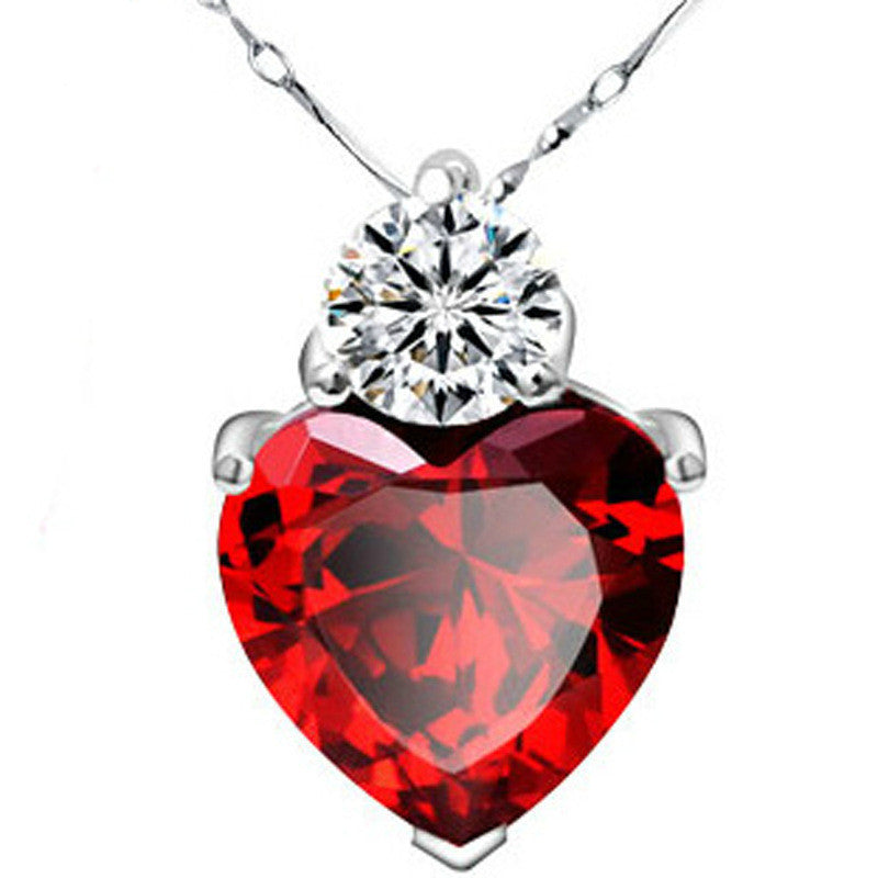 925 Sterling Silver Necklace, Korean Korean jewelry star, the same silver pendant jewelry, silver jewelry wholesale default 0 - Tophatter Daily Deals