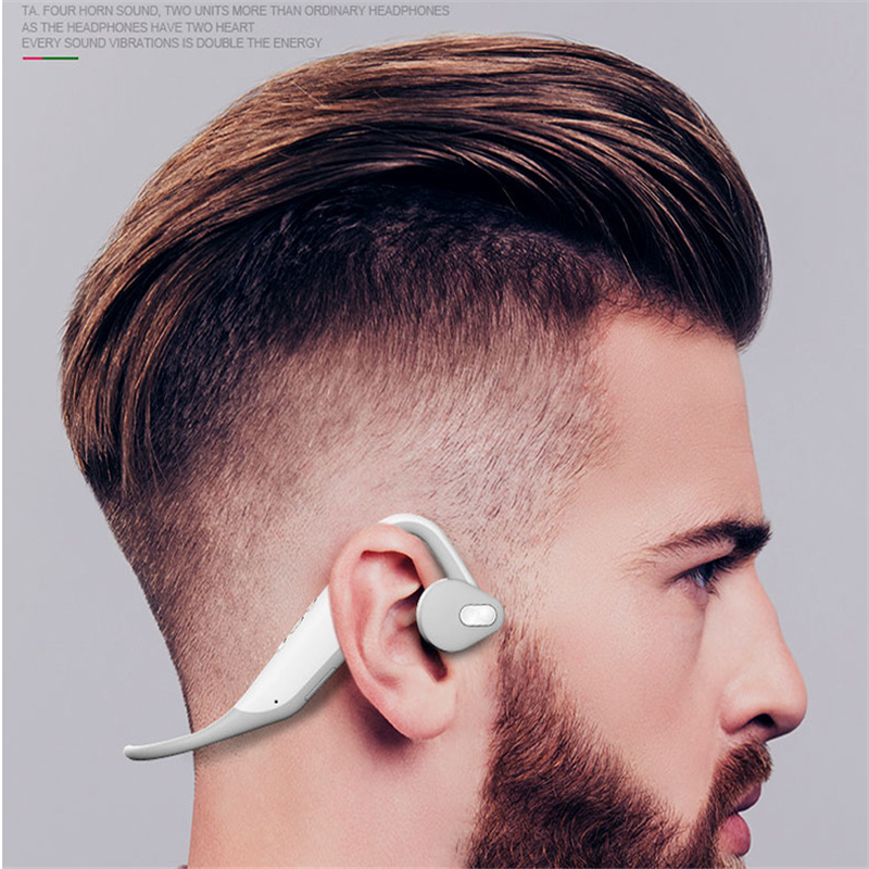 5.0 stereo bone conduction headphones 0 - Tophatter Daily Deals