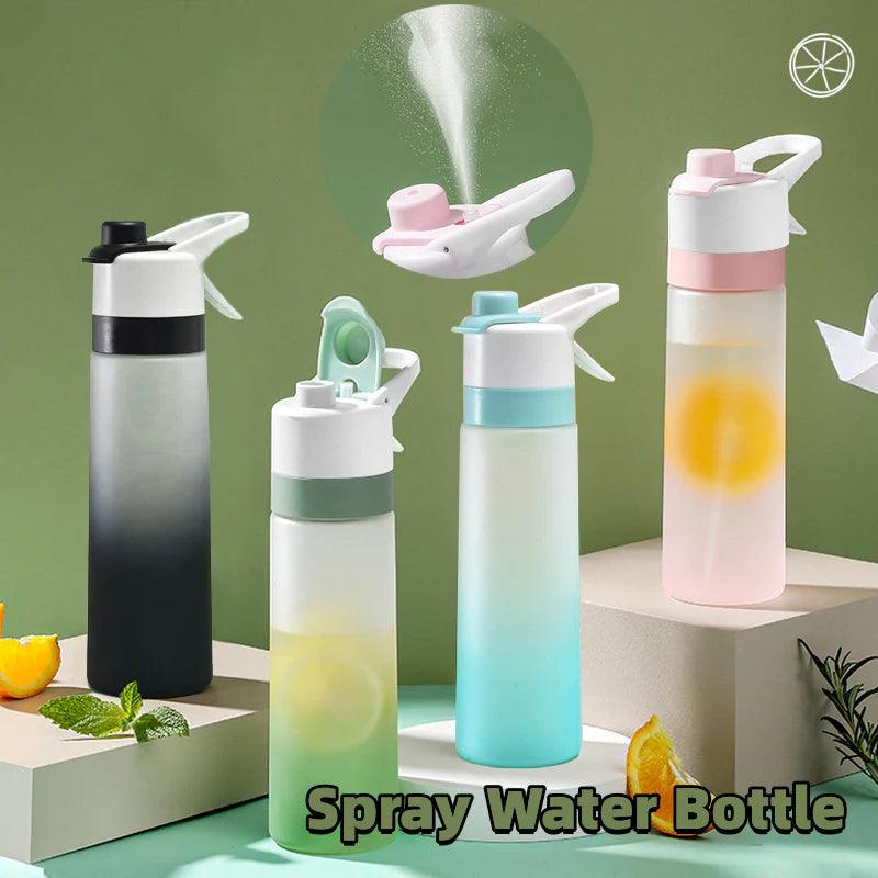 Spray Water Bottle for Girls- Outdoor Sport Fitness Water Cup Large Capacity Spray Bottle Drinkware Travel Bottles Kitchen Gadgets bottles - Tophatter Daily Deals